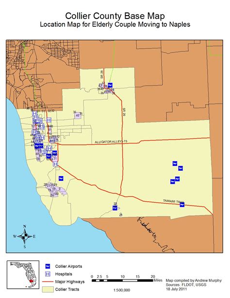 Applications in GIS: Weighted Location for Parents Move to Collier ...