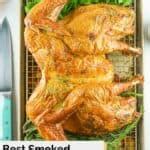 Smoked Spatchcock Turkey - CopyKat Recipes