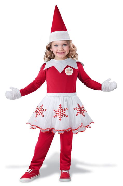 The Elf on the Shelf Girl Elf Toddler Costume - PureCostumes.com