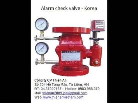 alarm check valve function Valve alarm check fighting automatic fire system type wet ductile ...