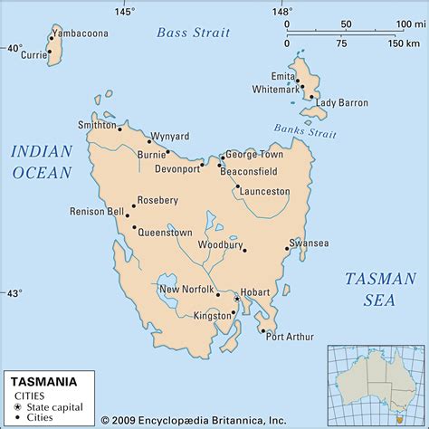 Tasmania | History, Capital, Map, Climate, & Facts | Britannica