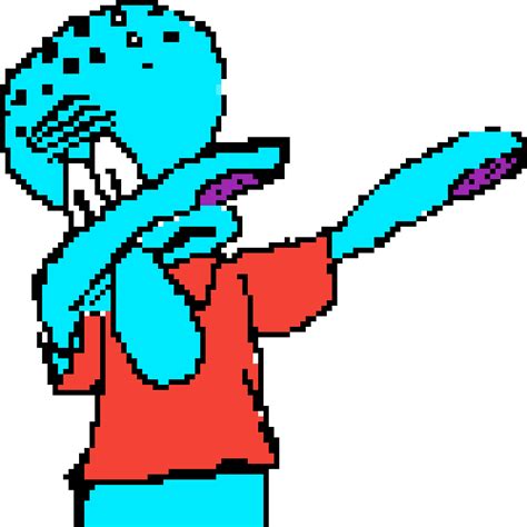 Squidward Dabbing Clipart - Large Size Png Image - PikPng