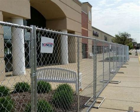 6x10 Inline Chain Link Fence Panel | SONCO