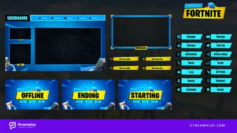 Fortnite Reloaded Stream Package - Streamplay Graphics