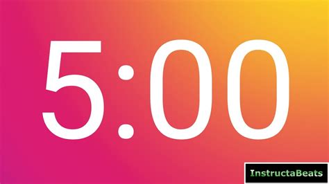 5 Minute Timer Countdown - Colorful - YouTube