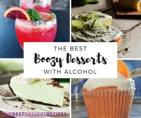 Alcoholic Desserts: 45 Best Boozy Desserts with Alcohol | TheBestDessertRecipes.com