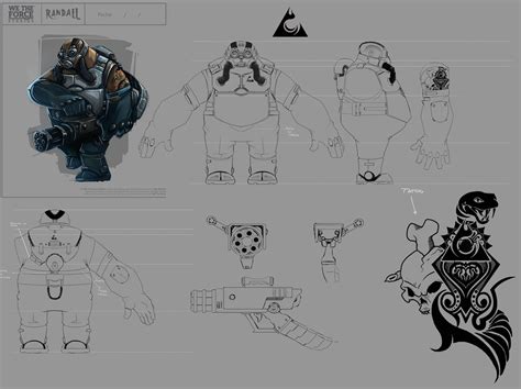 Randall game concept art and character design https://w on Behance