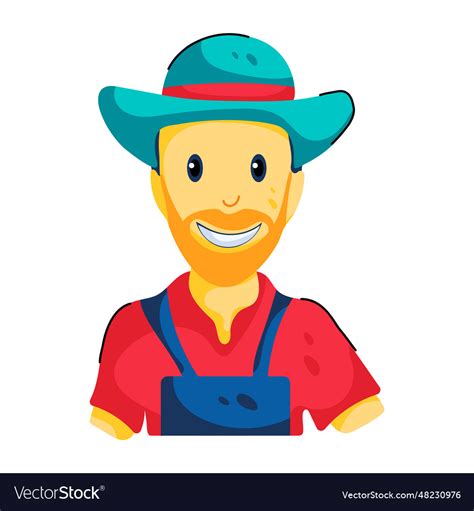 Farmer Royalty Free Vector Image - VectorStock