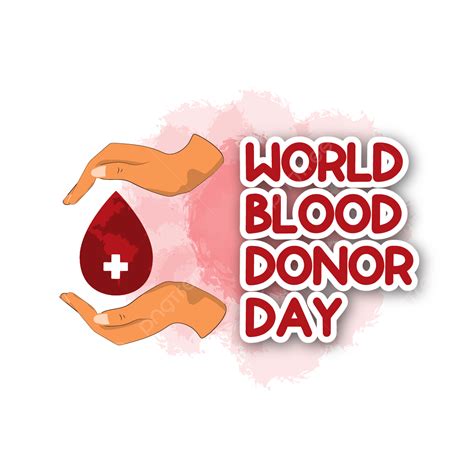 World Blood Donor Vector Art PNG, Sticker Style World Blood Donor Day, World, Save, Life PNG ...