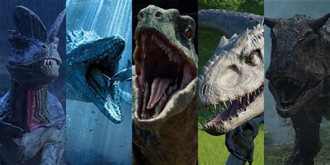 Jurassic Park: The 20 Most Powerful Dinosaurs, Ranked