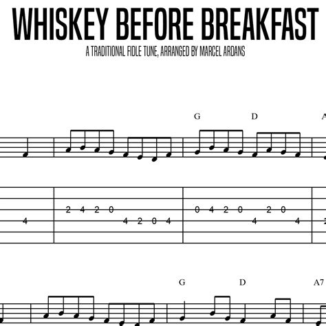 Whiskey Before Breakfast, Marcel Ardans (Beginner) – Lessons With Marcel