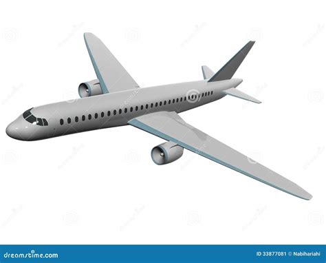 3d Airplane Stock Image - Image: 33877081