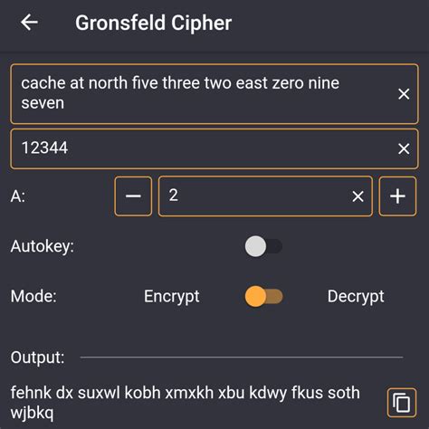 02 How does GC Wizard encrypt or decrypt using the Gronsfeld Cipher? – GC Wizard