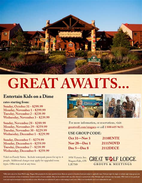 Nov. & Dec. Great Wolf Lodge Deals | Entertain Kids on a Dime Blog