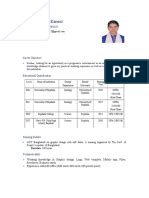 CV Format PDF | PDF