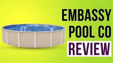 Embassy Pool Co Review - YouTube