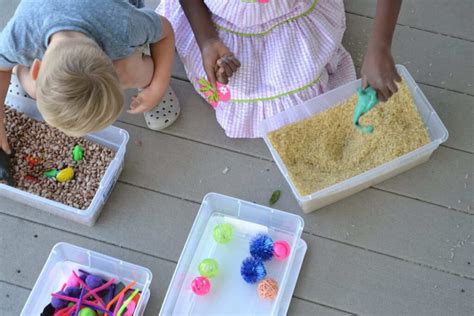 4 Sensory Box Ideas For Rainy Days Under $30