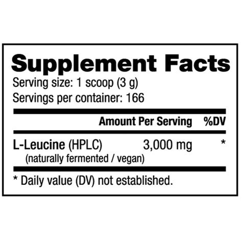 L-Leucine - MySupplementPlug