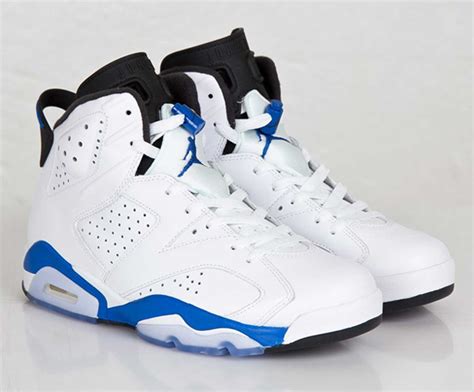 Air Jordan 6 "Sport Blue" - Restocked - Air Jordans, Release Dates ...