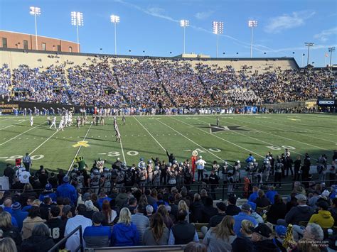 Section C at Vanderbilt Stadium - RateYourSeats.com