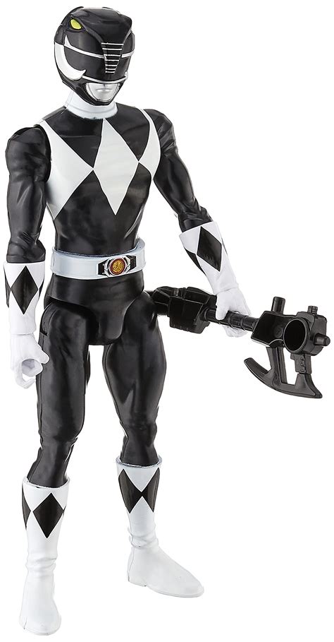 Buy Power Rangers Mighty Morphin Black Ranger 12-Inch Action Figure Toy ...