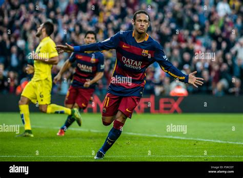 November 08th, 2015. Barcelona, Spain: FC Barcelona's forward NEYMAR ...