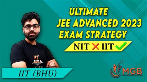 JEE Advanced 2023 exam strategy | Ashish Bhaiya [IIT BHU] - YouTube