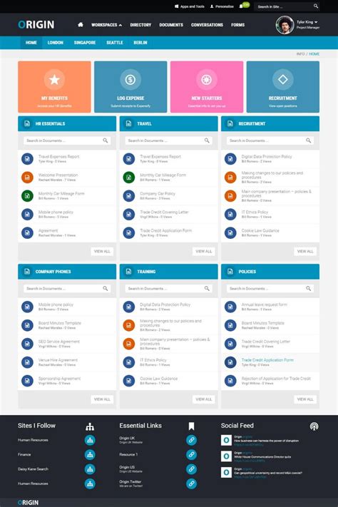 Simple and Engaging Intranet Design Examples to Inspire You ...