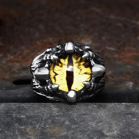 Eye Of Sauron Stainless Steel Ring – GTHIC