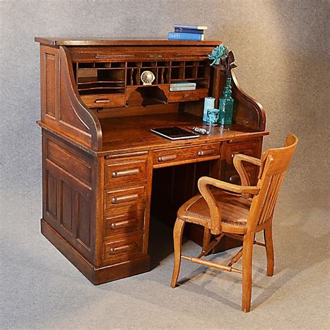 Roll Top Writing Desk - Home Furniture Design