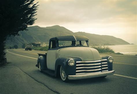 2560x1080px | free download | HD wallpaper: vintage, car, beach, ocean, vintage beach, vintage ...