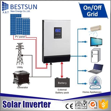 BPS 3000P solar inverter off grid solar power system solar mains hybrid intelligent pure sine ...