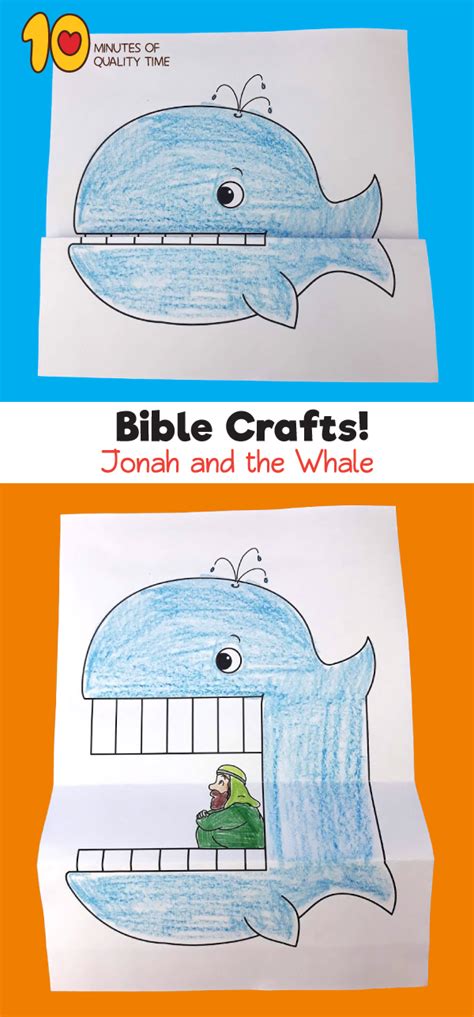 Jonah and the Whale Craft | Jonah and the whale, Whale crafts, Bible crafts