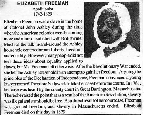 Elizabeth Freeman-aka Mum Bett | American colonies, History maker, Freeman