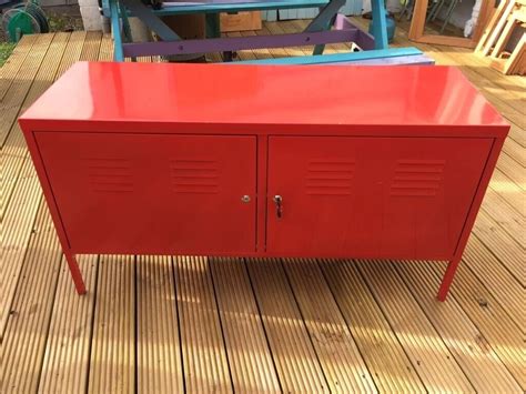 Red IKEA cabinet ( TV stand ) | in Trowbridge, Wiltshire | Gumtree