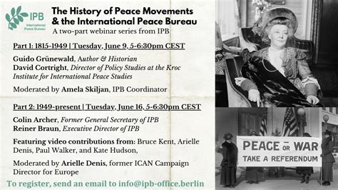 The History of the Peace Movement and the International Peace Bureau ...