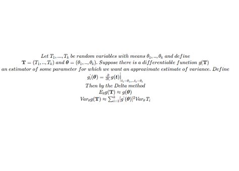 The Delta Method — for Estimating Expectations and Variance - Nuzhi ...