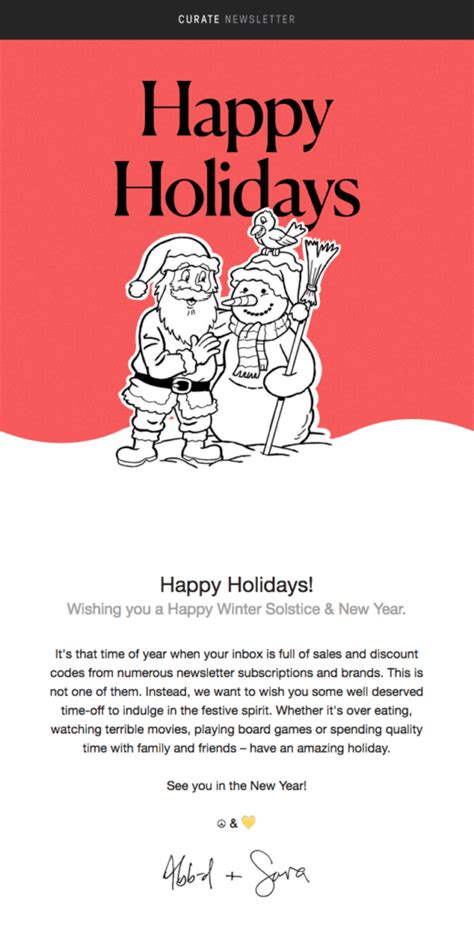 Christmas Email Marketing: Examples & Ideas to Captivate Customers ...