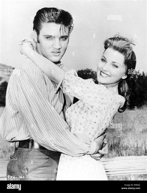 Debra paget elvis presley love Black and White Stock Photos & Images ...