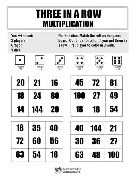 Times Table Practice Games Printable | Brokeasshome.com