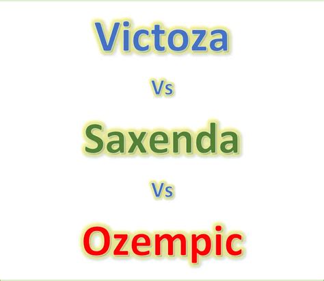 Semaglutide Vs Liraglutide: Ozempic Vs Saxenda And Victoza