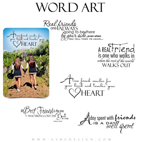 Friend Word Art for Photoshop | Best Friends – AsheDesign