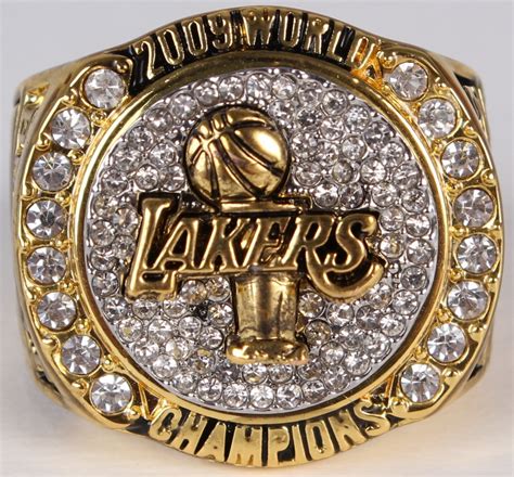 Kobe Bryant Los Angeles Lakers High Quality Replica 2009 NBA Finals World Championship Ring ...