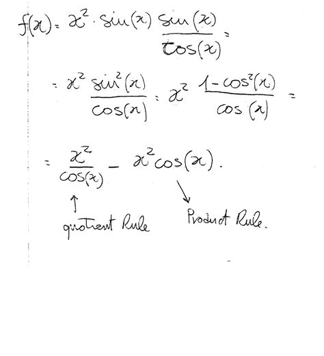 What Is The Derivative Of X 2 Sinx Tanx Without Using The Chain | Free ...