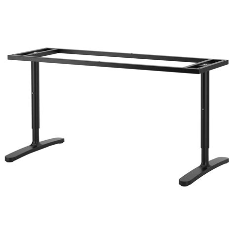 BEKANT Underframe for table top - black 63x31 1/2 " | Ikea, Ikea bekant, Table top