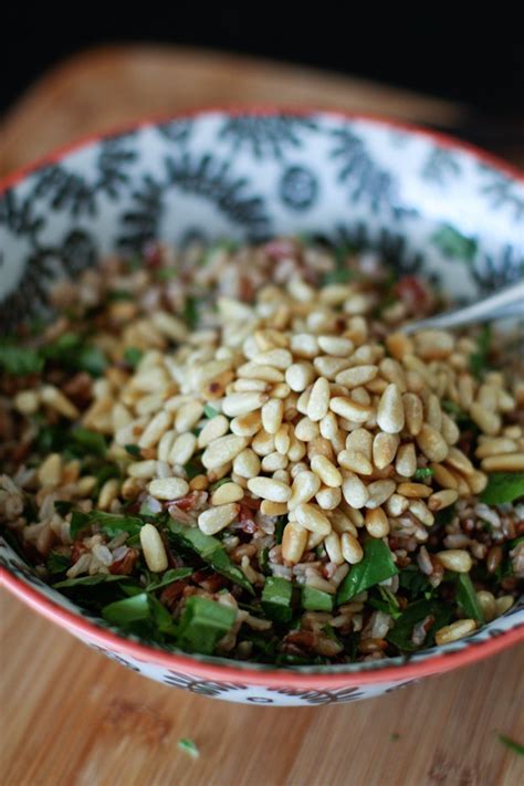 Herbed Wild Rice Salad with Toasted Pine Nuts