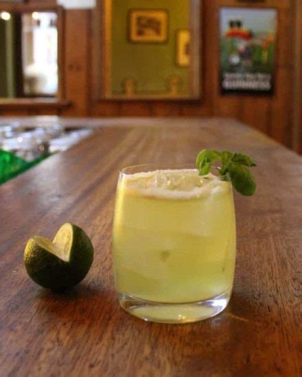 Gin Basil Smash Cocktail Drink Recipe