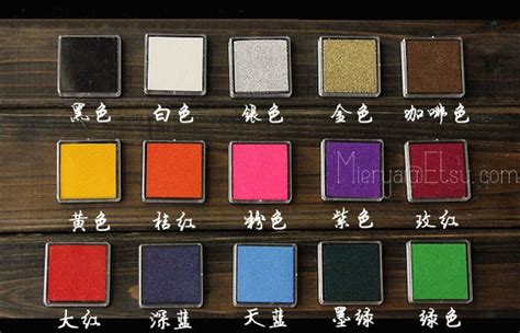 15 Colors Ink Pad Set Stamp Ink Pad Stamp Pad EM62350 - Etsy