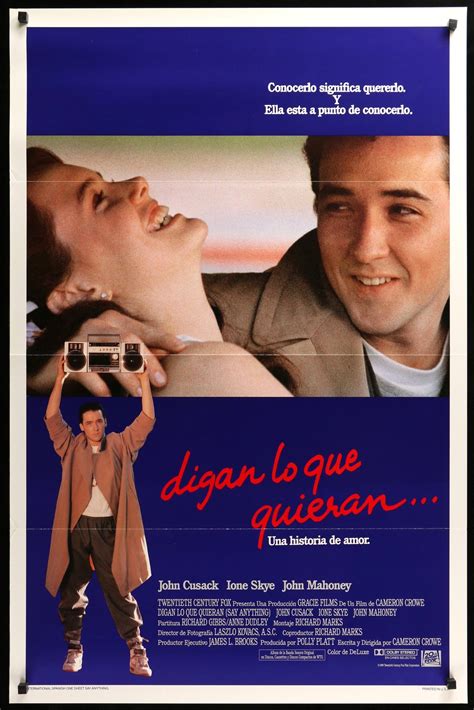 Say Anything (1989) Original One-Sheet Movie Poster - Original Film Art ...