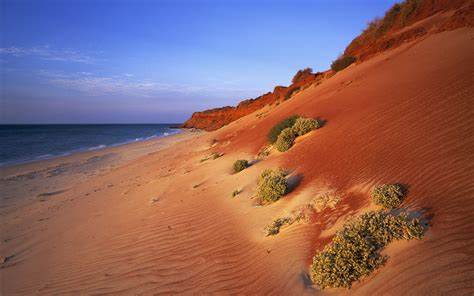 Australian Coast desert Ocean red Sand Sea HD Wallpaper | Sand and Rock Desert | Pinterest | Deserts